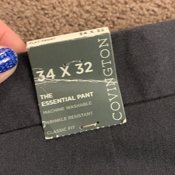 Covington Men Size 34x32 dark charcoal - Picture 7 of 7